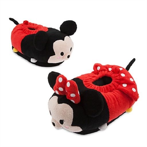 Tsum Tsum Adult Slippers Mickey + Minnie Mouse Shoes Disney Store