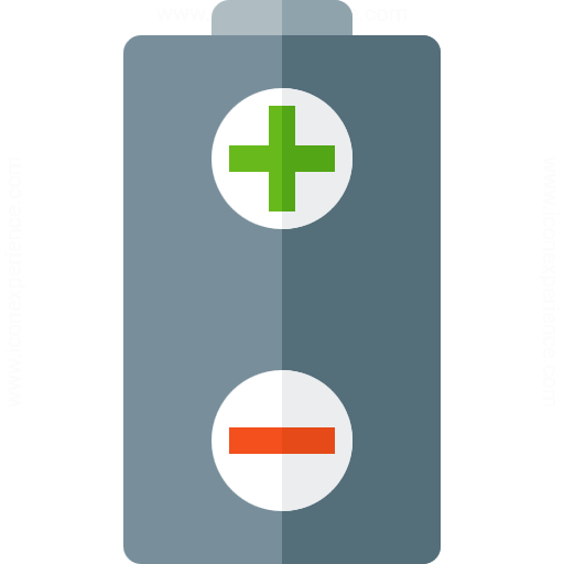 Iconexperience G Collection Battery Plus Minus Icon
