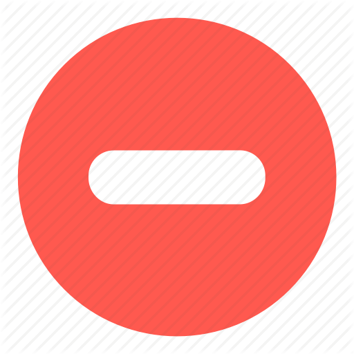 Circle, Delete, Minus, Round, Sign Icon