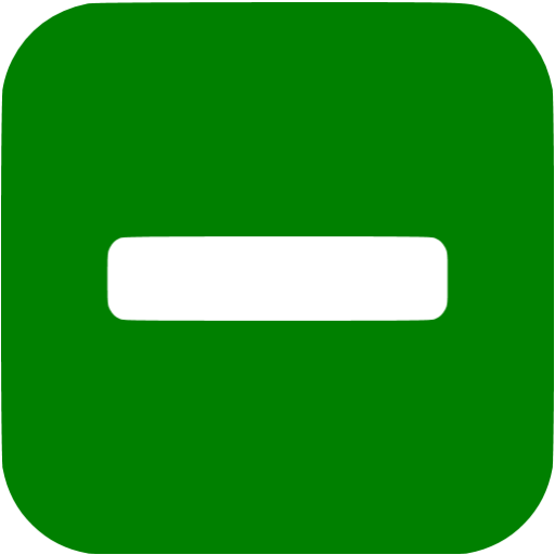 Green Minus Icon