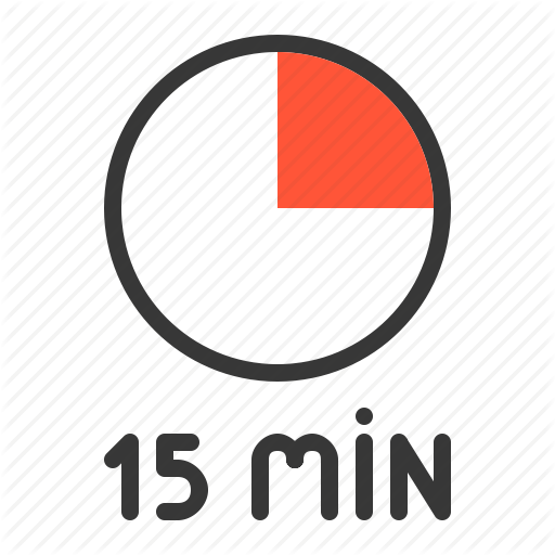 Min, Clock, Minute, Quarter, Timer Icon