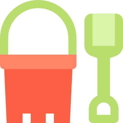 Summertime, Sand Bucket, Miscellaneous Icon