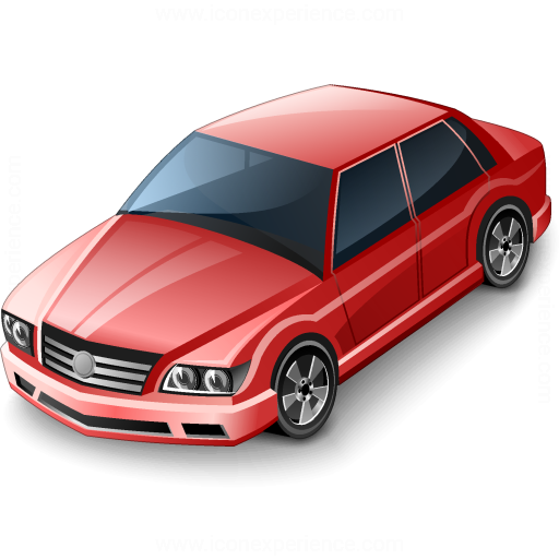 Iconexperience V Collection Car Sedan Red Icon