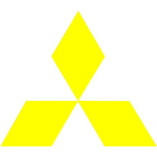 Yellow Mitsubishi Icon