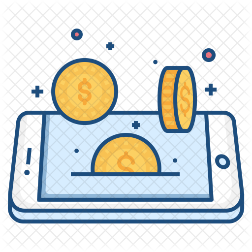 Mobile, Concept, Coin, Dollar, Currency, Money, Finance