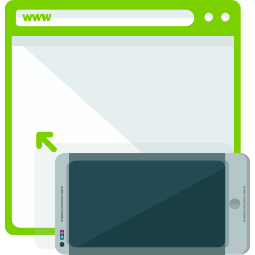 Browser, Devices, Mobile Phone Icon