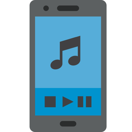 Listening, To, Music, Mobile, Phone, Smartphone Icon Free