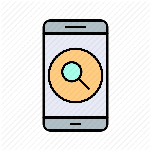 App, Mobile, Phone, Search Icon