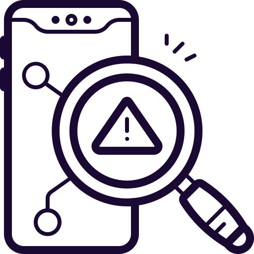 Error, Inspect, Iphone, Phone, Search Icon Free Of Mobile