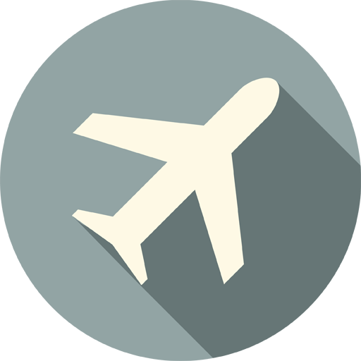 Airline, Mode Icon Free Of Long Shadow Media Icons
