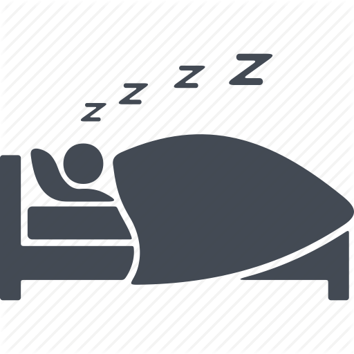 Diet, Mode, Recreation, Sleep, Sleeping Man Icon