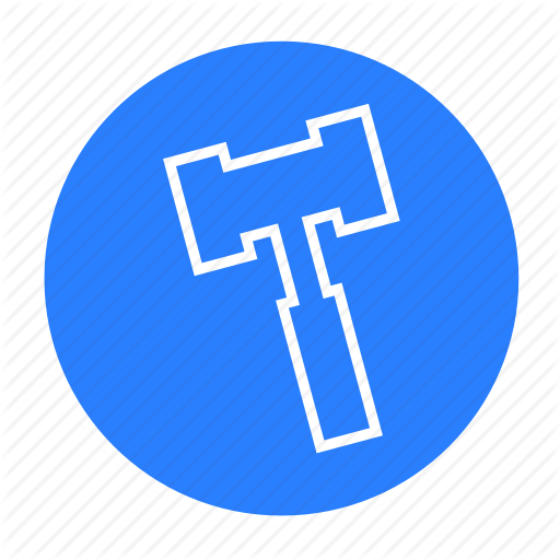 Admin, Construction, Hammer, Manager, Moderate, Moderator Icon