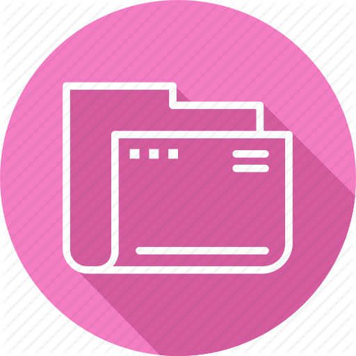 Business, Empty, Folder, Modern Icon