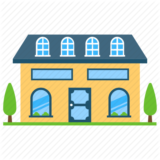 Bungalow, Home, House Model, Modern House, Residence Icon