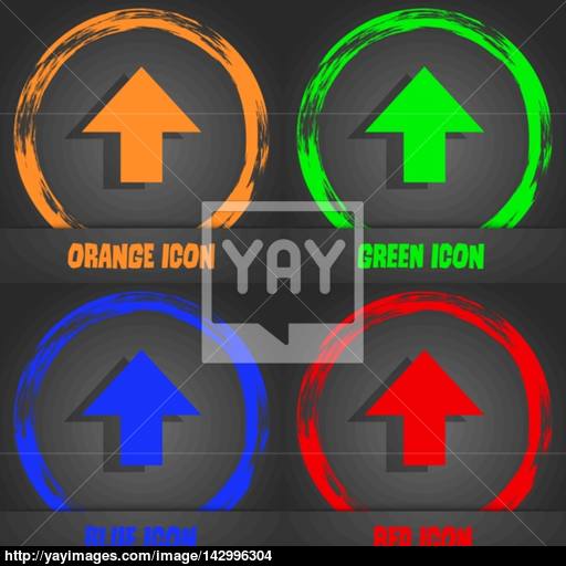 This Side Up Sign Icon Fragile Package Symbol Fashionable Modern