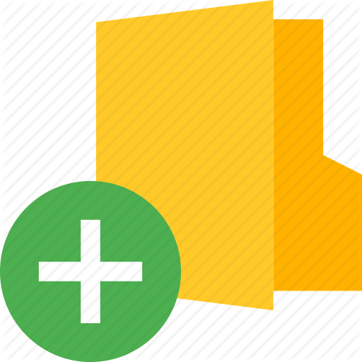 Add, Folder, Fresh, Just, Modern, New, Recent Icon