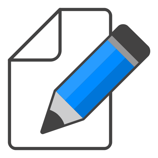 Edit Png Icon Blue Pencil