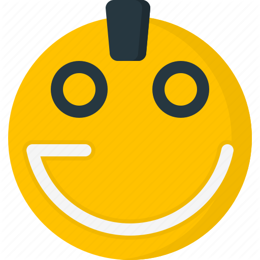 Cool, Happy, Mohawk, Pop, Punk, Social Media, Star Icon