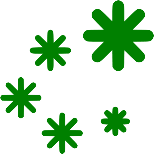 Green Snow Storm Icon