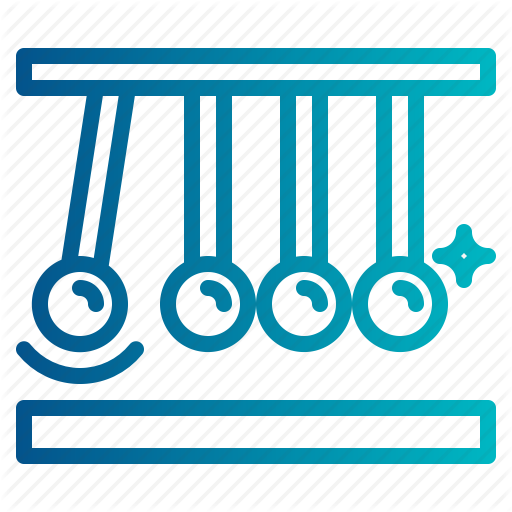 Cradle, Momentum, Newton, Physics Icon