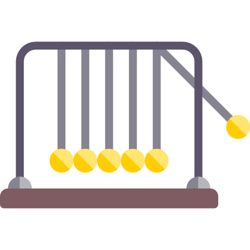 Newtons Cradle, Education, Momentum, Physics, Energy Icon