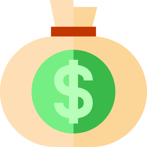 Banking, Money Bag, Dollar Symbol Icon