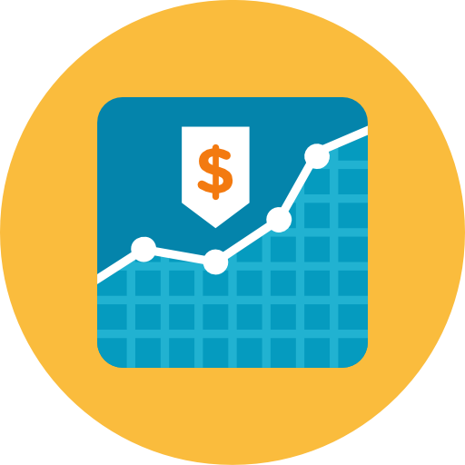 Money Graph Icon Kameleon Iconset Webalys