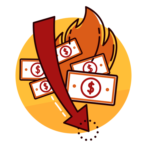 Money Burn Rate Icon