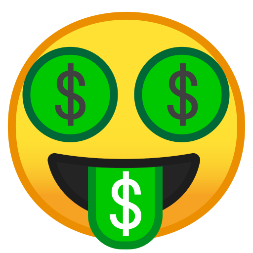 Money Mouth Face Icon Noto Emoji Smileys Iconset Google