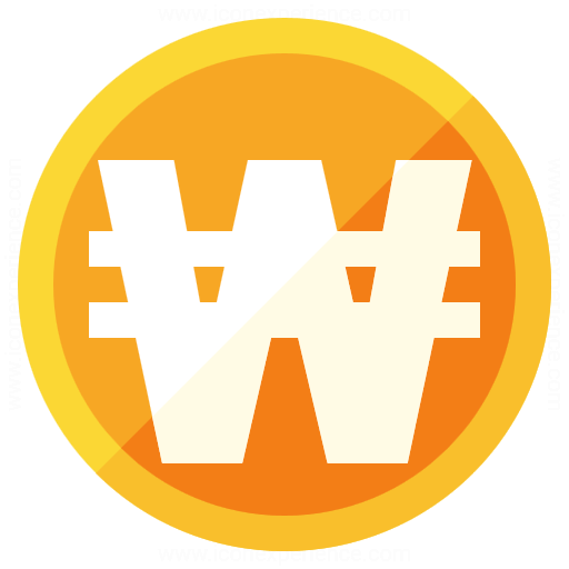 Iconexperience G Collection Currency Won Icon