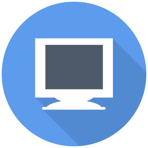 Monitor Icon Free Flat Multimedia Iconset Designbolts