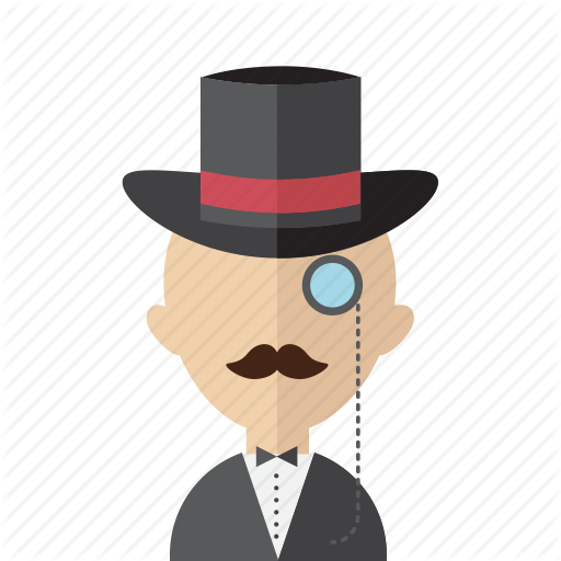 Avatar, Gentelmen, Hat, Men, Monocle, Oldschool, Vintage Icon