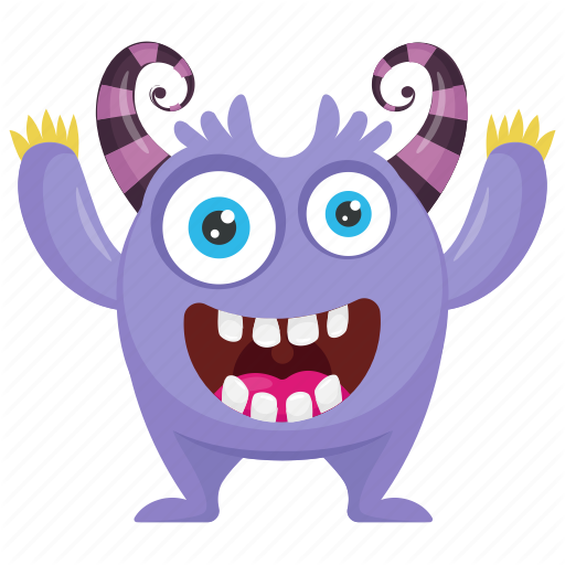 Alien, Alien Victory Monster, Cartoon Monster, Monster Character