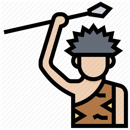 Caveman, Hunter, Juman, Man, Prehistoric Icon