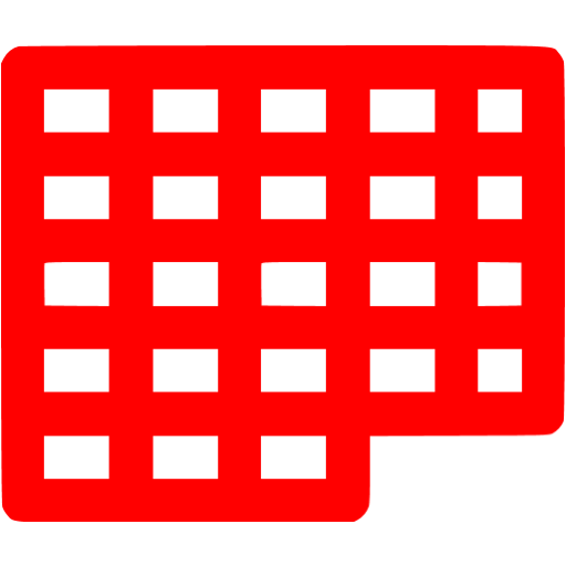 Red Month View Icon