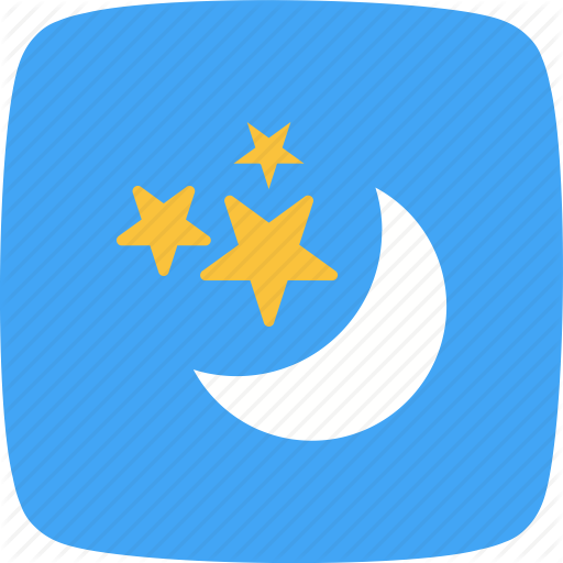 Moon, Moon And Stars, Night, Stars Icon