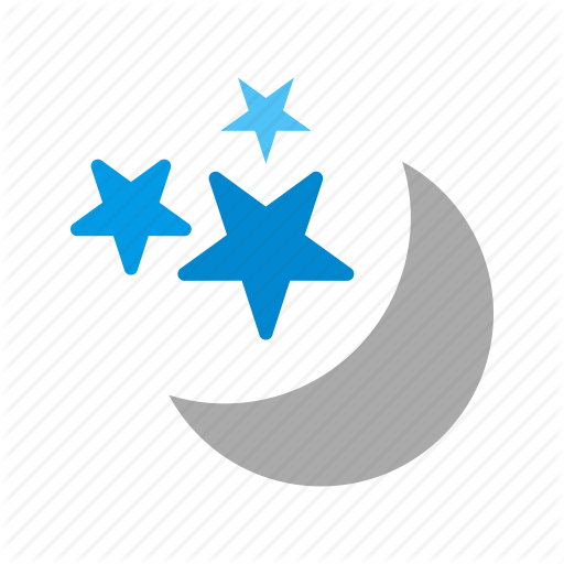 Moon, Moon And Stars, Night Icon