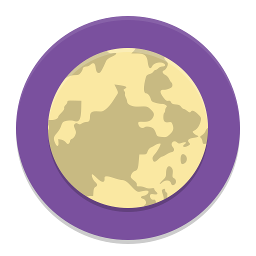 To The Moon Icon Papirus Apps Iconset Papirus Development Team