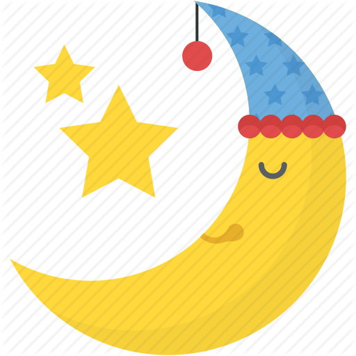 Moon And Stars, Nature, Party Night Concept, Pleasant Night