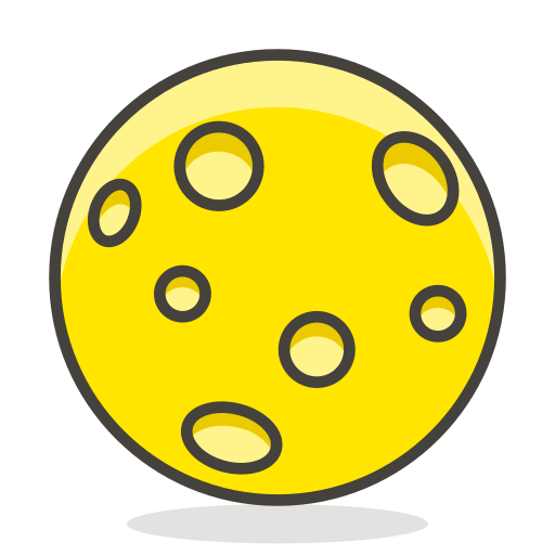 Full, Moon Icon Free Of Free Vector Emoji