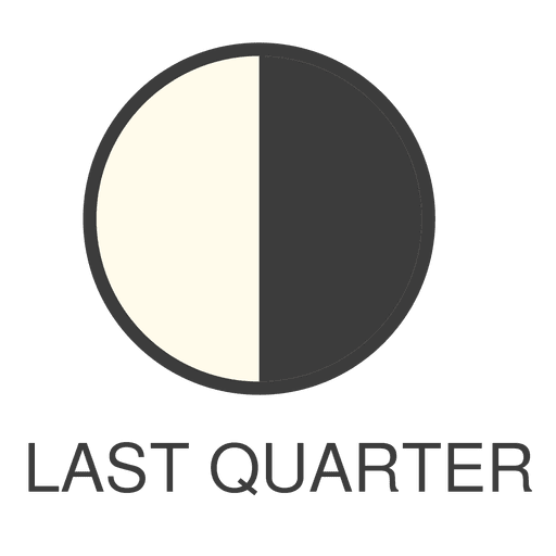 Moon Last Quarter Icon