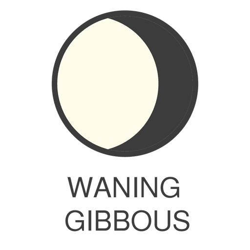 Moon Waning Gibbous Icon