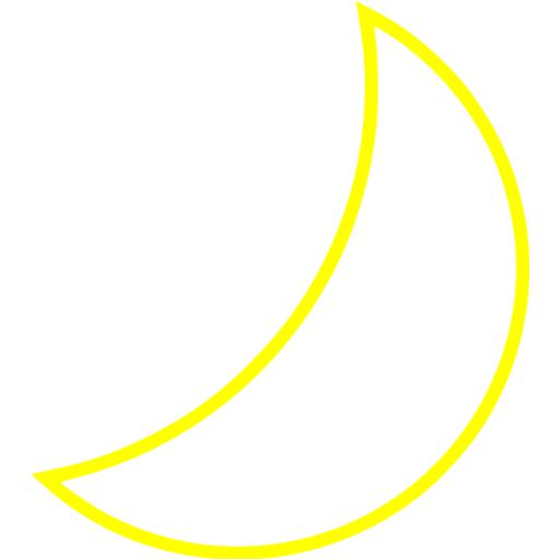Yellow Moon Icon