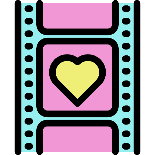 Film, Wedding Video, Romantic, Heart, Love, Memories Icon