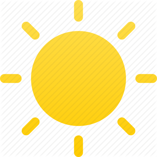 Day, Mostly, Sun, Sunny, Sunshine, Weather Icon