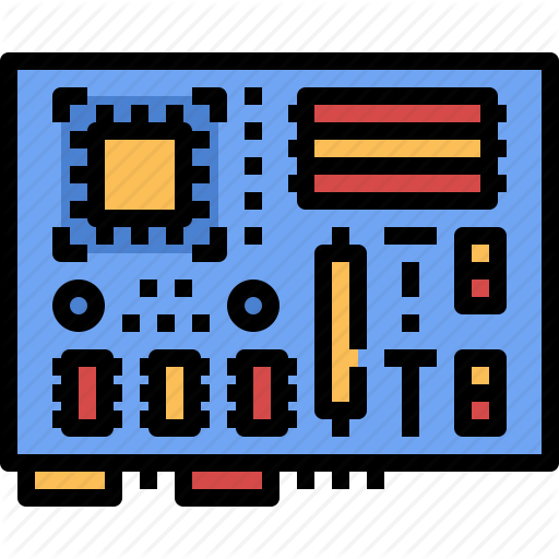 Computer, Cpu, Digital, Motherboard, Parts, Technology, Tools Icon