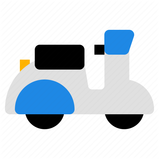 Motor, Scooter, Transportation, Travel, Vehicle Icon