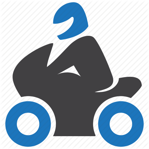 Biker, Helmet, Motorbike, Motorcycle Icon