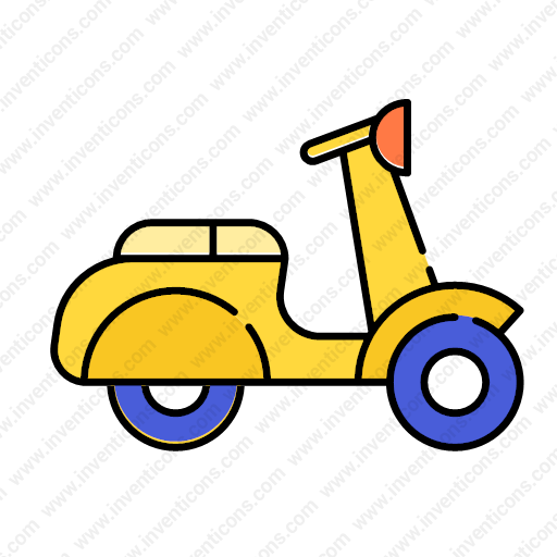 Download Transport,motorcycle,lineal,color Icon Inventicons