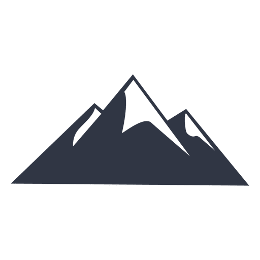Mountain Climbing Silhouette Icon